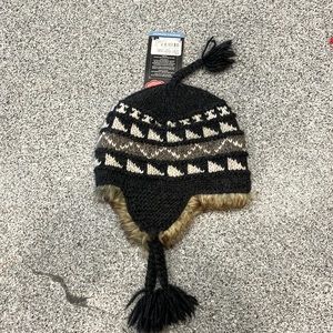 Kids winter hat with fur